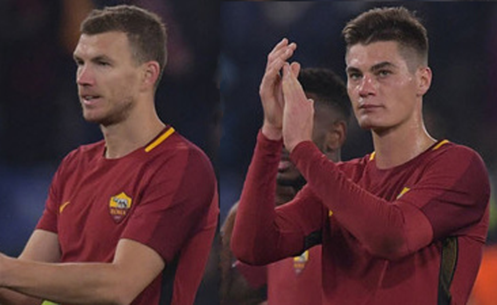 Lazio-Roma, Schick e Dzeko