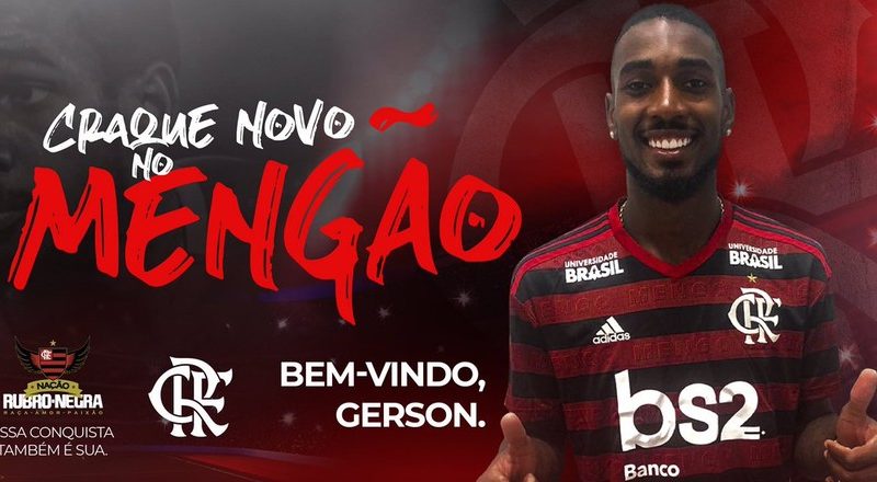 Gerson al Flamengo per 11,8 milioni di euro più il 10% sulla futura rivendita